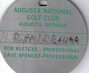 augusta golf bagtag -