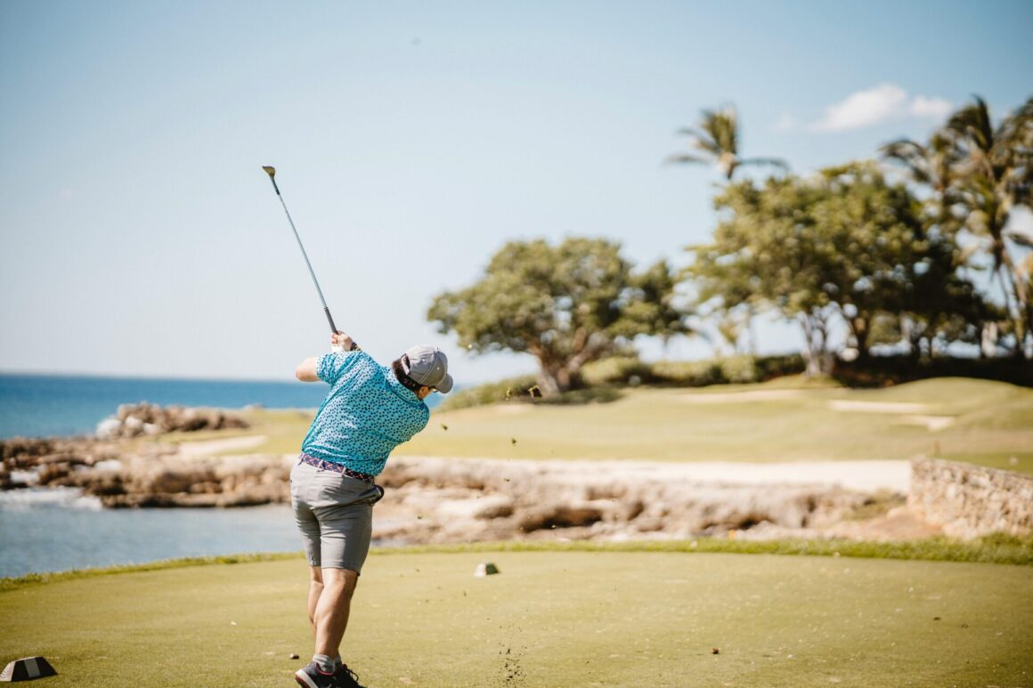 Golfer in den USA.