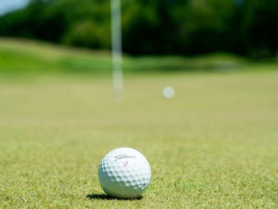 Golfball von Titleist.