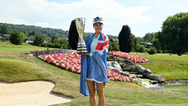 Grace Kim holt The Amundi Evian Championship grace kim -