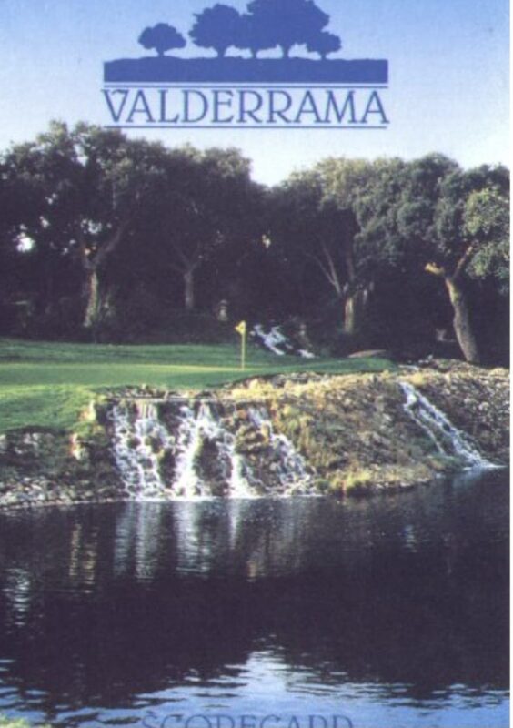 valderrama scorekarte -